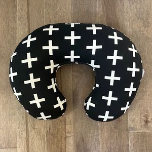 Boppy pillow with modern cover